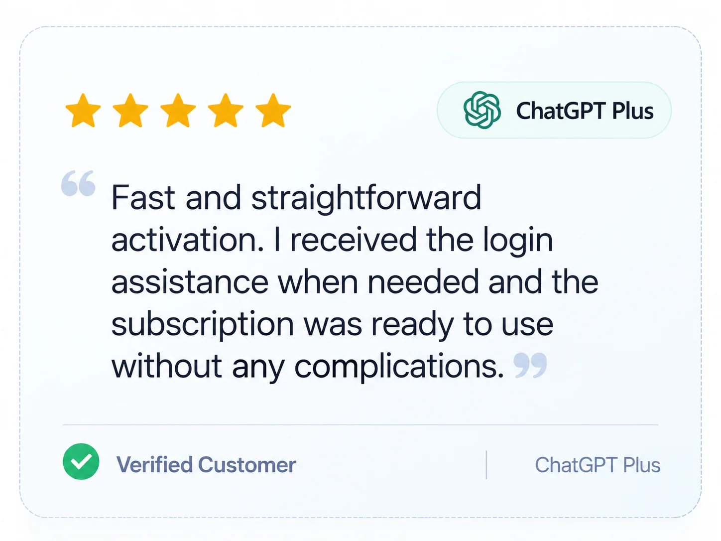 ChatGPT Plus customer review