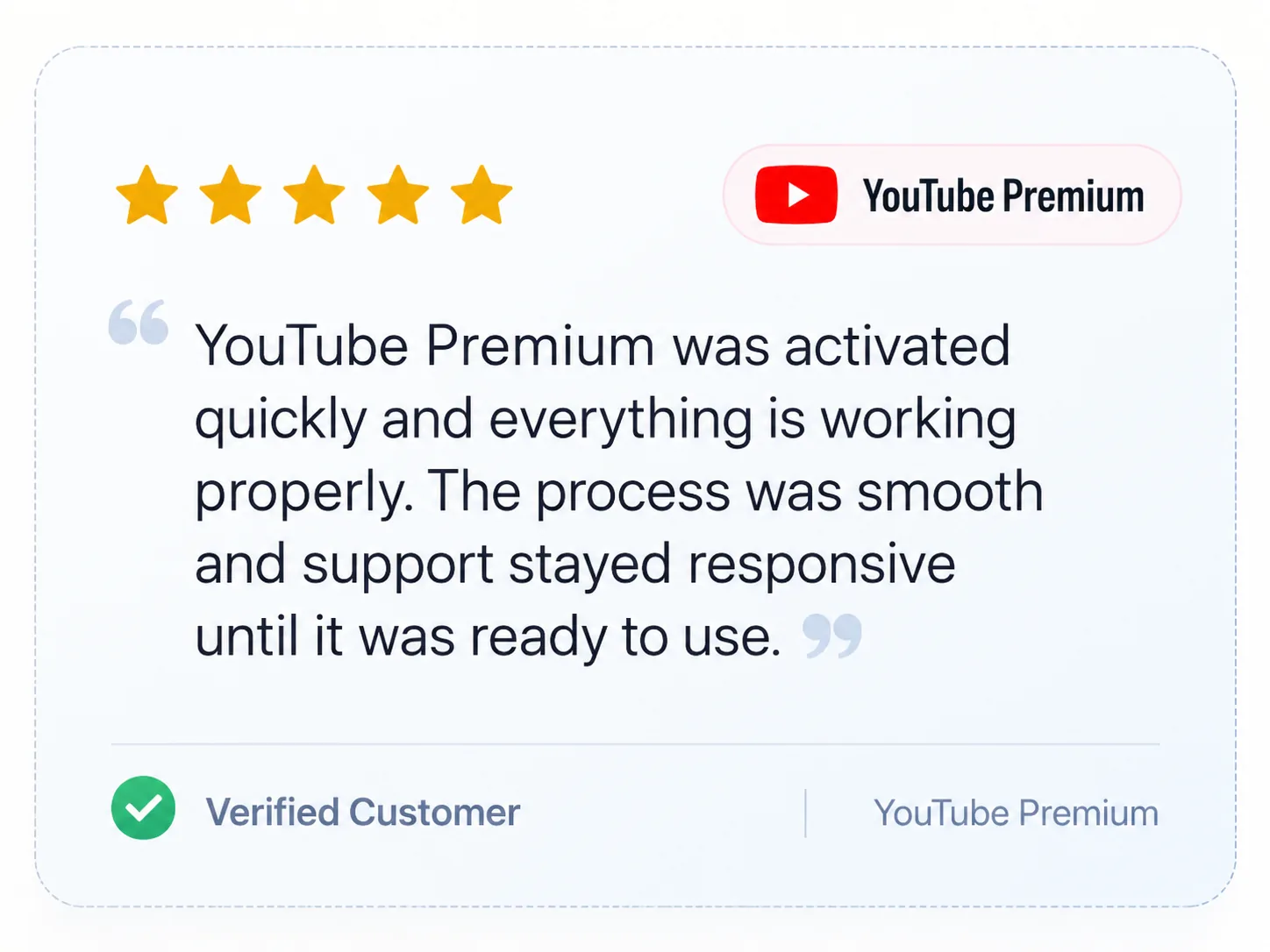 YouTube Premium customer review